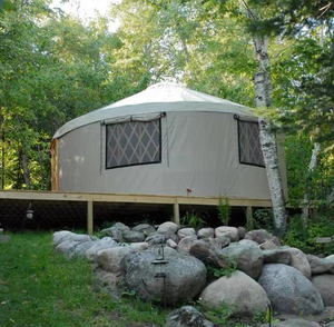 10M Style européen <span class=keywords><strong>yourte</strong></span> maison luxe mongole cloche tente en bois coupe-vent extérieur utilisé <span class=keywords><strong>yourte</strong></span> à <span class=keywords><strong>vendre</strong></span> - Product Image 2