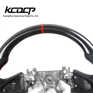 Volant personnalisé en fibre de carbone véritable et PU pour <span class=keywords><strong>Infiniti</strong></span> Q30 Q50 QX50 Q60 QX60 - Product Image 4