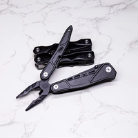 Couteau de poche multifonction 8-en-1 Homeyee de haute qualité, pliable, en acier inoxydable avec poignée en aluminium, idéal pour le bricolage (OEM)