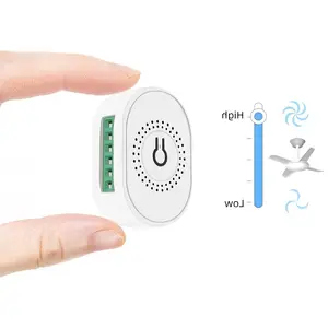 Mini Switch Tuya Wifi Smart Wall Ceiling Remote Control Speed Smart Fan Switch For Alexa Google Home