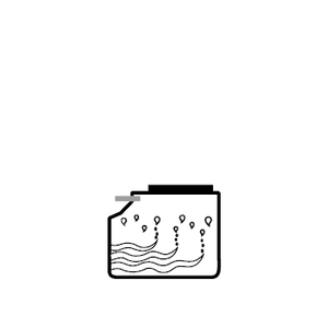 Tanque de elevación MINISOL 250L para maquinaria de tratamiento de agua - Product Image 1