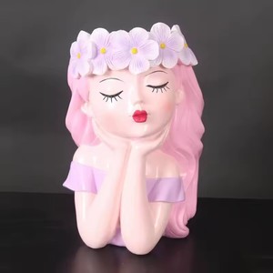 Utensili per fata e fiori creativi succulenti vaso di fiori piccolo vaso fresco per <span class=keywords><strong>soggiorno</strong></span> fiori secchi in resina da tavolo ornamento <span class=keywords><strong>regalo</strong></span> - Product Image 2