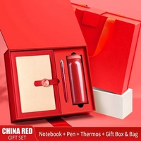 Coffret Cadeau d'Affaires de Luxe Personnalisé en Cuir : Carnet 100 Feuilles, Stylo et Tasse Isotherme – Idéal pour Promotion et Logo d'Entreprise