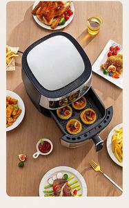Friteuse à air électrique multifonctionnelle à écran tactile, grande capacité 8L, en acier inoxydable, pour la maison - Product Image 6