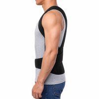 Ceinture de posture dorsale respirante réglable avec protection avancée pour le soutien de la clavicule lombaire