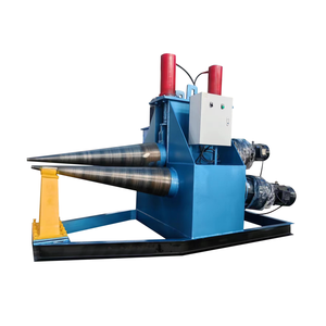 Machine à cintrer hydraulique à trois rouleaux à tête conique pour la fabrication de cônes, modèle très demandé en gros - Product Image 1