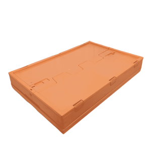 QS bán HOT HOT bán công nghiệp Stackable có thể gập lại nhựa di chuyển gấp ráp Thùng - Product Image 4