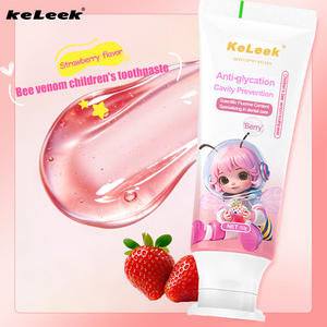 Dentifrice Anti-Carie et Anti-Sucre Keleek pour Enfants, Saveur Fraise, Soin des Gencives au Venin d'Abeille et d'Espeautre pour Enfants - Product Image 5