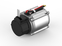 Motor sin escobillas CC de 800W con freno electromagnético 24V/36V/48V para carro eléctrico nuevo