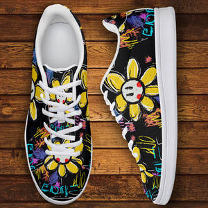 Toptan Özelleştirilebilir Bağcıklı Alçak Bilekli Kaykay Ayakkabıları Kişiselleştirilmiş 3D Baskılı Logolu Su Geçirmez Yürüyüş Ayakkabıları <span class=keywords><strong>OEM</strong></span>/<span class=keywords><strong>ODM</strong></span> Günlük Spor Ayakkabılar - Product Image 6