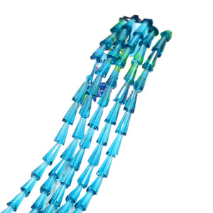 Crystal Tapered Baguette Beads For Jewelry Making Loose Glass Beads In Whole Strands Yiwu Origin - Product Image 5