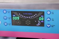 Machine à crème glacée BLG, machine à crème glacée commerciale, machine à crème glacée molle, cornet de crème glacée, acier inoxydable, 3 saveurs