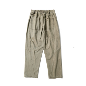 2025 primavera nuovi pantaloni da lavoro Casual da <span class=keywords><strong>uomo</strong></span> alla moda in stile americano a vita media Cargo peso massimo boscaiolo 100% cotone angosciato - Product Image 3