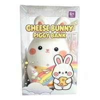 Jouet Squishy Géant Lapin Ruunjoy 2027, Jouet Squishy Lapin de Pâques, Jouet Anti-Stress Squishy Géant Lapin au Fromage, Cadeau Promotionnel
