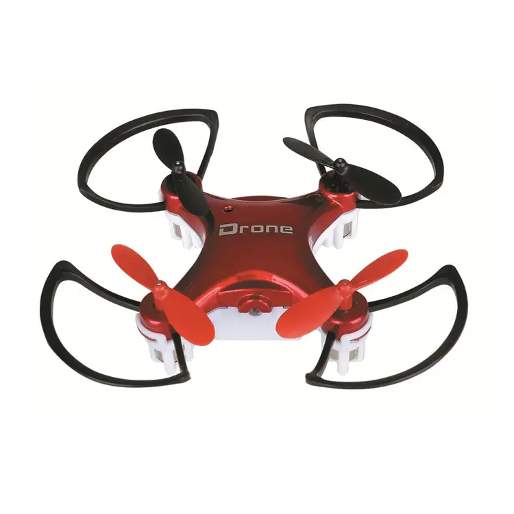 Drone Rc Quad Copter Mini 4 Sumbu, Mainan Drone Udara dengan Lampu 2.4G