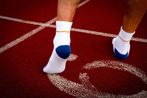 Custom Logo Crew Knitted Cotton Sports <b>Compression</b> <b>Running</b> <b>Socks</b> Breathable & Anti-Bacterial High Quality Wholesale - Product Image 3