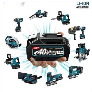 <span class=keywords><strong>Batterie</strong></span> lithium-ion haute capacité 5,0 Ah 40 V, <span class=keywords><strong>compatible</strong></span> avec les outils <span class=keywords><strong>Makita</strong></span> 18 V LXT BL1850 BL1860, adaptée aux perceuses, scies et souffleurs - Product Image 3