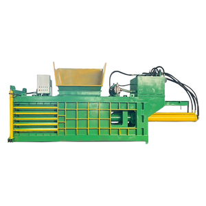 Full Automatic Hydraulic Clothing Machine Horizontal <b>Textile</b> Compactor - Product Image 1