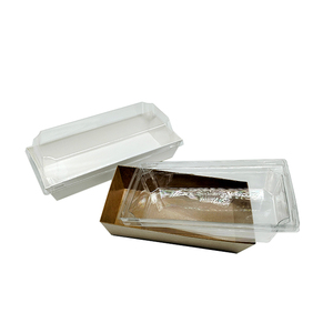 Dùng Một Lần Không Thấm Nước Bánh Sandwich Hộp Giấy <span class=keywords><strong>Kraft</strong></span> Hình Chữ Nhật Vuông Bánh Ngọt Hộp Cấp Thực Phẩm Phổ Biến Charcuterie Hộp - Product Image 3