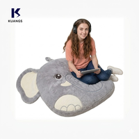 Nouveau et populaire : Oreiller en peluche éléphant mignon personnalisé pour enfants, vente en gros 2026