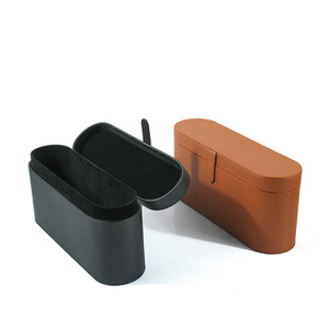 Boîte de rangement ovale en cuir PU pour sèche-cheveux <span class=keywords><strong>Dyson</strong></span>, <span class=keywords><strong>coffret</strong></span> cadeau personnalisable, modèle d'appareil ménager numérique BL-4210, commande personnalisée acceptée - Product Image 3