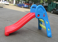 Nouveau design 2026 KRXIN KRX-2102 Mini toboggan pliable en plastique pour enfants avec marches plus larges pour maison de jeu, usage éducatif, anniversaire
