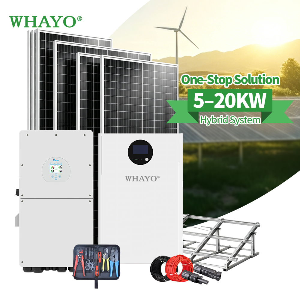 Whayo 5kW 6kW 8kW <strong>10kW</strong> 12kW Photovoltaic <strong>System</strong> Factory Price <strong>2026</strong> Newly Released with Deye Inverter Home Use