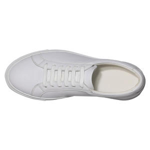 Custom Low MOQ <strong>Men's</strong> Black White Trainers Lace up Quality Smart Casual Sneakers Walking Style <strong>Shoes</strong> - Product Image 5