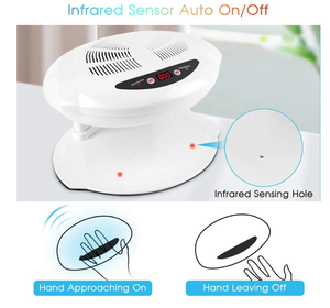 Secador de Uñas LED de Inducción Automática, Portátil, Eléctrico, Enchufe Europeo, Plástico, Doble Función, Aire Frío y Caliente, <span class=keywords><strong>con</strong></span> Lámpara para Esmalte de Uñas - Product Image 6