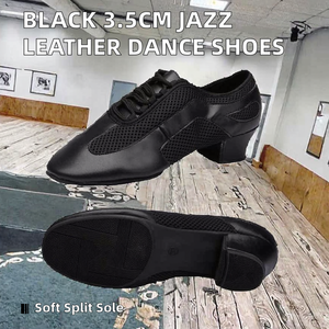 Zapatillas de Ballet Planas de Microfibra Suave con Suela Dividida para Mujer, Zapatos de Baile para Maestros, También para Hombre - Product Image 2
