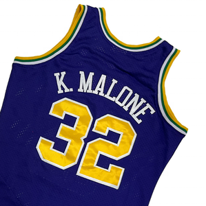 准备发货卡尔·马龙紫色1996-97最佳质量缝制篮球服 - Product Image 2