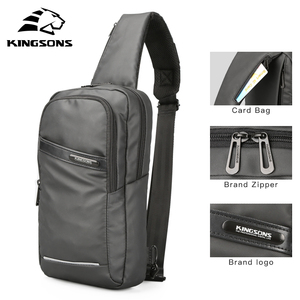 Single Shoulder Bags Herren New Korean Style Trendy Brusttasche mit großer Kapazität, Business und Freizeit Multifunktions-Reise männer - Product Image 3