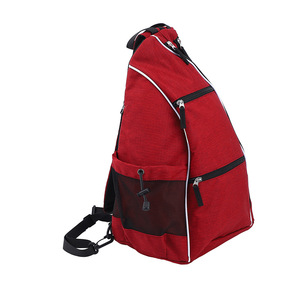 Multi Functional Sports <b>Backpack</b> Red Unisex Outdoor Gym Bag Adjustable <b>Strap</b> Polyester Material - Product Image 3