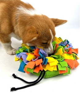 Peluche Chien Mangeoire Lente Traiter <span class=keywords><strong>Snuffle</strong></span> <span class=keywords><strong>Mat</strong></span> Pour La Formation De L'odeur Pet Chiot Puzzle Jouet Bols De Nourriture - Product Image 2