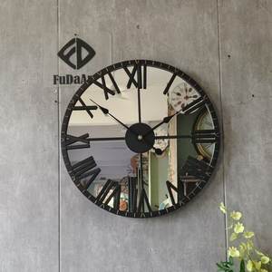 Horloge murale ronde de 100 cm de diamètre, de qualité supérieure, en verre, pour salon, décoration intérieure, grande horloge, livraison directe d'usine - Product Image 6