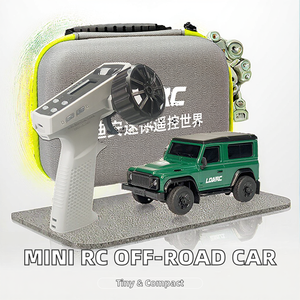 Coche RC de Metal R01 1:64, 10 Canales, Alcance de 30m, Eléctrico, Control Remoto 2.4G, Mini Todoterreno, Listo para Usar - Product Image 2