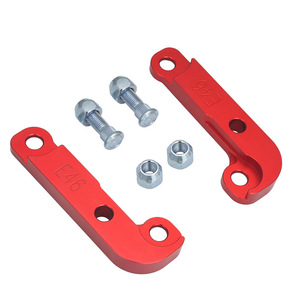 Bras de suspension pour BMW E46, bas, allongés, pour amélioration de l'angle de braquage Drift Lock, noir et bleu - Product Image 5