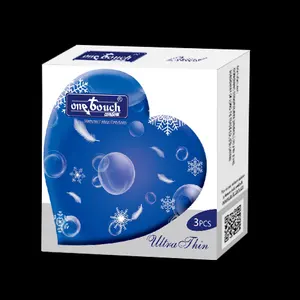 kondom 2 pack Suppliers-Kondom Vegan Bebas Casein Kondom Lateks Pria