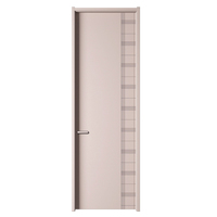 Porte intérieure en bois au prix d'usine, design moderne, portes en bois mélaminé, porte en MDF mélaminé pour chambre à coucher