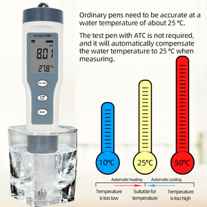 Medidor de Calidad de Agua Portátil Digital 3 en 1, <span class=keywords><strong>Monitor</strong></span> de PH, TDS y Temperatura para Agua Potable - Product Image 5