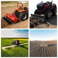 Cultivador Agrícola Diésel de Alta Productividad con Engranaje de Rodamiento para Rotocultivador y Máquina de Retorno de Tallos, Implementos Traseros y Accesorios