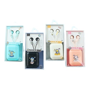KIKI-337 Auricolari Cablati Carini Kawaii <span class=keywords><strong>con</strong></span> <span class=keywords><strong>Jack</strong></span> da 3,5 MM, <span class=keywords><strong>Cuffie</strong></span> <span class=keywords><strong>con</strong></span> <span class=keywords><strong>Microfono</strong></span> <span class=keywords><strong>per</strong></span> iPhone 4 5 6 Samsung Tecno - Product Image 1