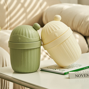 Simpatico cestino ribaltabile per bagno Vanity Desktop cestino Mini pattumiera con coperchio bidone della spazzatura in plastica bidone della spazzatura - Product Image 5