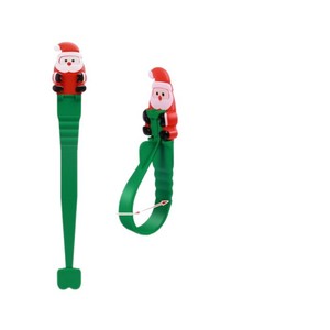 สินค้าใหม่ปี 2026 ตะขอแขวนพวงหรีดคริสต์มาส 12 ชิ้นสำหรับแขวนเสื้อคลุม และตะขอซิลิโคนสำหรับซานตาคลอส ขายส่ง - Product Image 6