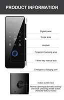 SUOBOOT Serrure de porte intelligente à empreinte digitale, entrée sans clé, WiFi, application Tuya, alliage de zinc, antivol, stockage cloud, pour portes en bois et aluminium