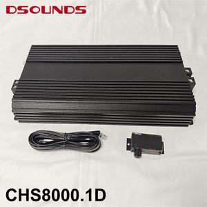 Amplificateur de <span class=keywords><strong>voiture</strong></span> de style brésilien 8000Wrms avec écran numérique, télécommande, amplificateur de <span class=keywords><strong>voiture</strong></span> monoblock numérique amélioré - Product Image 1