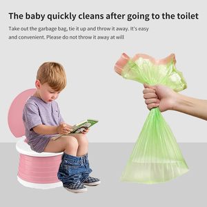 Nouveau produit : Siège de toilette pliable et extensible pour bébé, idéal pour les voyages, le camping et les situations d'urgence, en plastique pliable pour enfants - Product Image 3