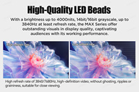 Écran LED d'intérieur UHLED P2.6 P2.9 P3.91 pour publicité, mur vidéo LED, location pour événements et scènes, écran LED extérieur étanche