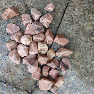 Bán Buôn Tự Nhiên Trang Trí Sông Đá Vườn Sỏi Màu Hồng Màu Rửa Sỏi Cho Vườn Thiết Kế Độc Đáo - Product Image 1