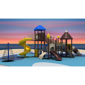 Le système de toboggan de terrain de jeu extérieur sur le thème de la mer stimule le jeu physique améliore l'agilité et encourage l'apprentissage exploratoire - Product Image 2